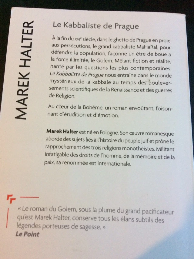 El cabalista de Praga - Marek Halter – photo 2